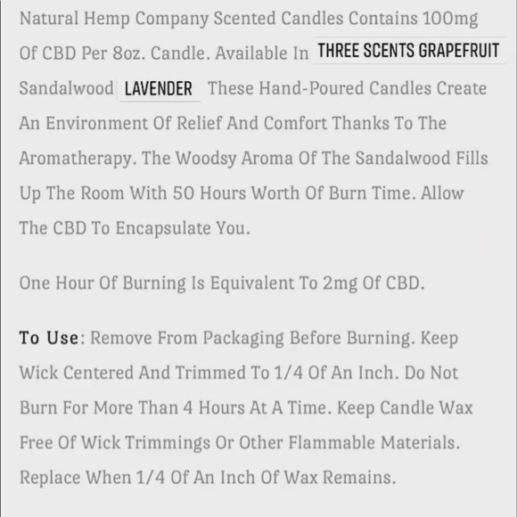 Lavender Relax candle🌿 - Picture 3 of 3